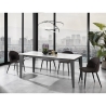 LED Pendant Chandelier with Intertwined Rings Ø80 cm Kering Catalog