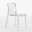 Lot of 16 Transparent Design Chair in Polycarbonate Made in Italy for the Kitchen Living Rooms Femme Fatale Offers