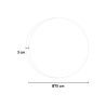ETR116-M Round Backlit Touch Bathroom Mirror, Polished Edge, 75cm Offers
