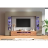 Modern Living Room Wall Unit with TV Stand and 2 Display Cabinets Egypt TW Offers