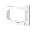 Modern Living Room Wall Unit with TV Stand and 2 Display Cabinets Egypt TW Sale