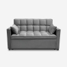Kilios Convertible Recliner Sofa Bed for Two with Pull-Out Seat, Gray Offers