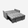 Kilios Convertible Recliner Sofa Bed for Two with Pull-Out Seat, Gray Bulk Discounts