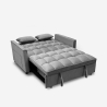 Kilios Convertible Recliner Sofa Bed for Two with Pull-Out Seat, Gray Choice Of