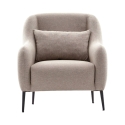 Modern Fabric Lounge Chair with Cushion Venus Offers