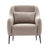Modern Fabric Lounge Chair with Cushion Venus Offers