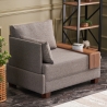 Modern Chaise Longue Chair with Integrated Tray Fly Left Offers