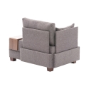 Modern Chaise Longue Chair with Integrated Tray Fly Left Choice Of
