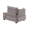 Modern Chaise Longue Chair with Integrated Tray Fly Left Choice Of