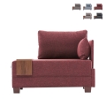 Fly Right Fabric Chaise Lounge Chair with Integrated Tray Promotion