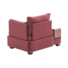 Fly Right Fabric Chaise Lounge Chair with Integrated Tray 