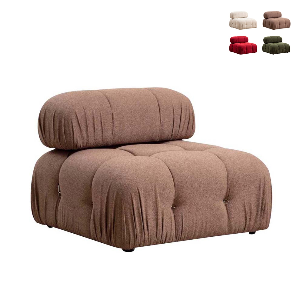 Central Module for Modular Sofa in Bubble Fabric 1 Promotion