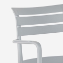 Outdoor Polypropylene Chair with Armrests for Bar Kitchen Satin Sale