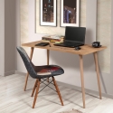 Modern Wooden Office Desk 120x60cm Natural Fabio Promotion