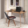Modern Wooden Office Desk 120x60cm Natural Fabio Promotion