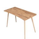 Modern Wooden Office Desk 120x60cm Natural Fabio Sale