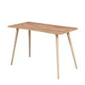 Modern Wooden Office Desk 120x60cm Natural Fabio Catalog