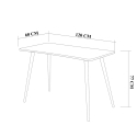 Modern Wooden Office Desk 120x60cm Natural Fabio Bulk Discounts