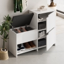 Entryway Shoe Cabinet with Storage Bench and 2 Doors Haven Sale