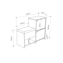 Entryway Shoe Cabinet with Storage Bench and 2 Doors Haven Cost