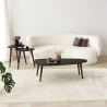 Modern Asymmetric Oval Wood Coffee Table 115x50 cm Sweet Catalog