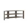 Thales Corner TV Stand with 3 Shelves 110x36cm Offers