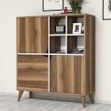 Pulse Multi-Purpose Sideboard for Living Room or Entryway with Doors, 100x115x30cm Sale