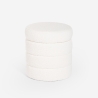 Fluffy design storage cylinder pouf for living room Mugi Discounts