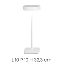 Wireless Touch Table Lamp, Dimmable for Indoor/Outdoor Use - Tap Characteristics