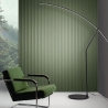 Dimmable LED Floor Lamp 202cm Metal Folaga On Sale
