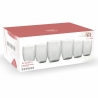 Set of 6 Clear Glass Water Tumblers 300ml Acapulco Promotion