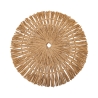 Set of 6 Round Placemats with Woven Straw Effect Ø38cm Nature Choice Of