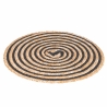 Set of 4 Spiral Woven Straw Round Placemats Ø38cm Catalog