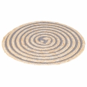 Set of 4 Spiral Woven Straw Round Placemats Ø38cm Bulk Discounts