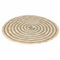 Set of 4 Spiral Woven Straw Round Placemats Ø38cm Choice Of