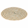 Set of 4 Spiral Woven Straw Round Placemats Ø38cm Choice Of
