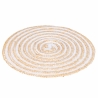 Set of 4 Spiral Woven Straw Round Placemats Ø38cm Model