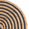 Set of 4 Spiral Woven Straw Round Placemats Ø38cm Characteristics