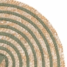 Set of 4 Spiral Woven Straw Round Placemats Ø38cm Price