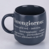 Set of 3 Stackable Stoneware Mugs 350ml with Victionary L Inscriptions Bulk Discounts