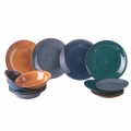 Baita Winter Stoneware Dinnerware Set, 12 Pieces for 4 People Promotion