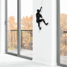 Modern Wall-Mounted Lacquered Resin Climber Sculpture Vero-L On Sale