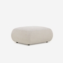 Modern Modular 2-Seater Fabric Sofa with Ottoman Yuna-2P Catalog