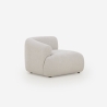 Modern Modular 2-Seater Fabric Sofa with Ottoman Yuna-2P Buy
