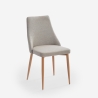 Modern Upholstered Fabric Chair for Dining Room and Kitchen Sirka Characteristics