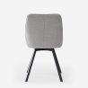Navya Modern Design Swivel Dining Chair in Fabric Model