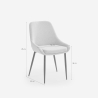 Jarva Modern Velvet Upholstered Chair for Kitchen and Dining Room Cheap