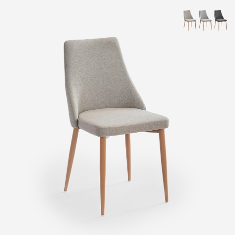 Modern Upholstered Fabric Chair for Dining Room and Kitchen Sirka Promotion