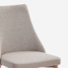 Modern Upholstered Fabric Chair for Dining Room and Kitchen Sirka Cost