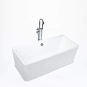 Icaria Modern Design Rectangular Freestanding Bathtub On Sale